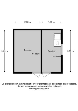Floorplan - De Kuinder 24, 3448 DR Woerden